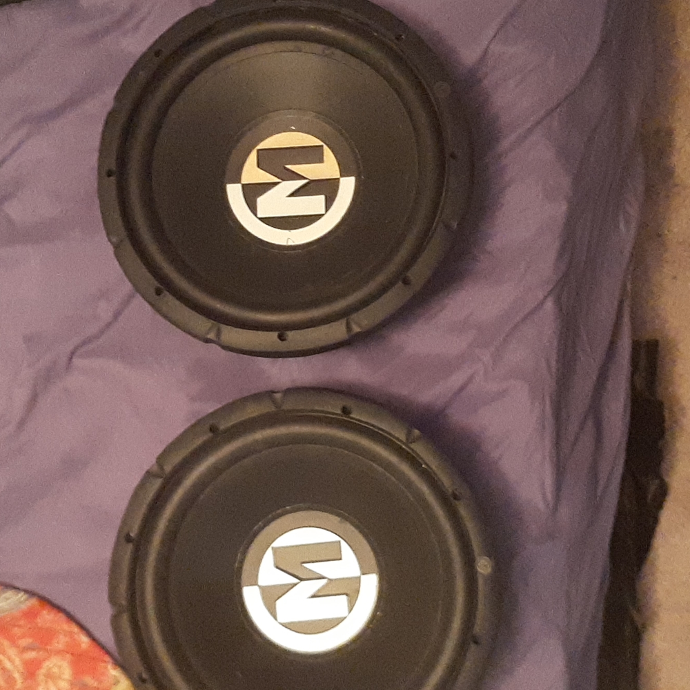 2 12in Memphis audio subs